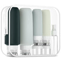 Mrsdry 16 Pack Travel Bottles for Toiletries, Large 6oz Silicone Travel Containers, Leak Proof Refillable Liquid Shampoo And Conditioner Travel Essentials - color: Grey, size: Large