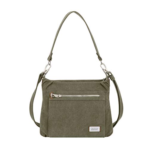 Travelon Anti-Theft Heritage Hobo Bag - color: Sage
