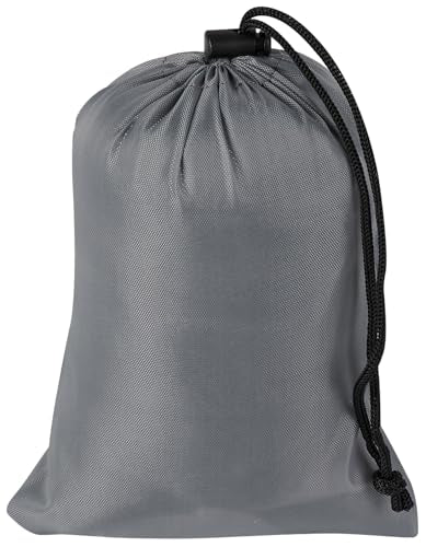 PALTERWEAR Drawstring Bag with Toggle - Nylon Cinch and Ditty Pouch Six-Pack (Gray, 5 x 7 Inch, Set of 6) - color: Gray, size: 5 x 7 Inch