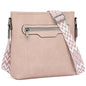 TANTOMI Crossbody Bags for Women Casual Crossbody Purses for Women Travel Shoulder Bag Handbags with Adjustable Strap - color: Dusty Pink