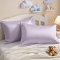 NTBAY Egyptian Cotton Toddler Pillowcases - Set of 2 - Travel Pillow Cases - 500 Thread Count Cotton 13x18 Pillow Covers - Envelope Closure Nursery Pillowcases, 13x18 Inches, Light Purple - color: Light Purple