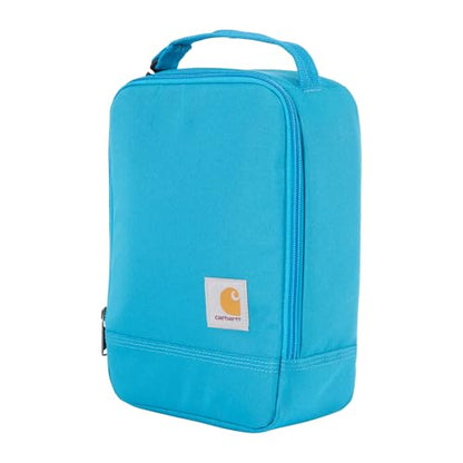 Carhartt Insulated Lunch Cooler For Men and Women, Fully Insulated Lunch Pale for Everyday Use, Atomic Blue - color: Atomic Blue