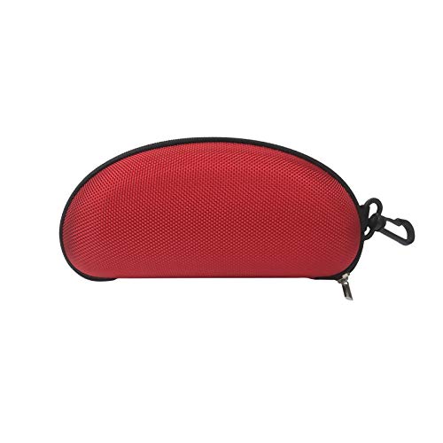 3 Pack Sunglasses Case, Eyeglasses Case for Men and Women, Portable Zipper Protect Case with Clip, Fit for Safety Glasses Safety Goggles 3D Glasses and Reading Glasses