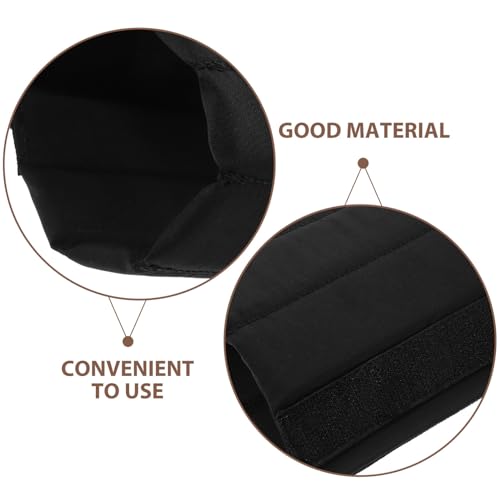 VOSAREA Dividers for Camera Bags 2 Pcs Padded Camera Bag Inserts Dividers Shock Absorbing Pad - color: Black