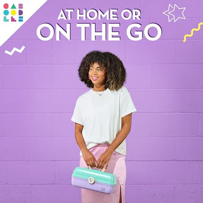 Caboodles Twilight Disco - On-The-go Girl Costmetic Organizer Make-up & Accessory Carry Case, Silver Shimmer - color: Silver Shimmer