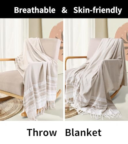 Giant Turkish Beach Towel Boho Beach Throw Blanket Anti Resistant Sand Free Quick Dry Lightweight Sandless Cloud Hawaii Honeymoon Travel Essentials Xl Big Huge Jumbo Women Summer Vacation Gift - color: Grey, size: Giant Large 82''x88''