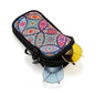 QIUTIMIY Sunglasses Soft Case Zipper Double Eyeglass Case with 2 Compartments 1 Belt Clip - color: Mandala