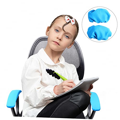 Holibanna Children's Chair Arm Covers 2 Pack Armrest Sleeves for Game Home Airplane Office Chairs Comfortable Polyester Fiber Padding