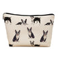 Boston Terrier Dog Makeup Bag, Boston Terrier Lovers Gifts Cosmetic Bag for Women, Dog Mom Lovers Owner Gifts for Women Christmas, Pet Lover Gift Zipper Travel Makeup Pouch for Purse - color: boston terrier