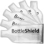 Liquid Spectrum Bottle Shield Reusable Wine Protector Travel Bag (6-Pack) - Unbreakable Bottle Sleeve, Leak Proof & Double Layer Bubble Protection | Wine Travel Bags for Suitcase Luggage, Clear