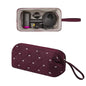 RSRSLEII Large Quilted Hair Tools Travel Bag with Bow Pattern,Waterproof Hair Styling Accessories Storage Case for Shark FlexStyle, Dyson Airwrap Hair Dryer, Curling Iron, Revlon Hair Tools(Wine Red) - color: 04Wine Red
