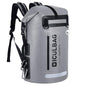 48cans Large Cooler Backpack Insulated Waterproof for Men Women Insulated Backpack Cooler Leak Proof Waterproof for 12 Hours Cooling for Camping Picnic Hiking Beach Travel Kayaking - color: Gray