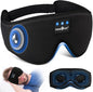 MUSICOZY Sleep Headphones, Bluetooth 5.4 Sleep Mask Headband Headphones Sleeping Eye Mask, Wireless Music Earbuds Earphones with HD Stereo Speakers for Side Sleepers, Cool Gadgets Unique Gift - color: Dark Black