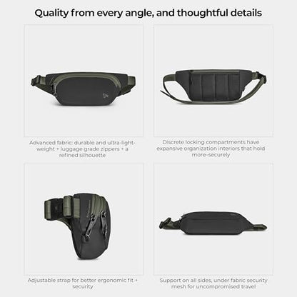 Travelon Anti-Theft The Voyages Waist Pack - color: Black