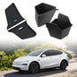 Eonflux 2025 2026 Tesla Model Y Juniper Accessories, Trunk Organizer Side Storage Bins with Lids, Model Y Juniper Rear Trunk Storage Organizer, Car Trunk Organizer for Tesla Model Y Accessories 2026