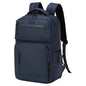 Waterproof Laptop Backpack for Men & Women, Flight Approved Anti-Theft Daypack with 15.6-inch Laptop Sleeve (Blue) - color: Blue