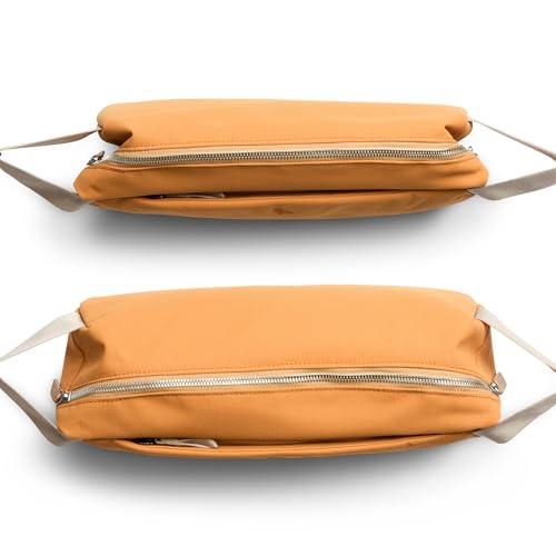 Bellroy Classic Sling (everyday 7 liter minimalist crossbody bag with internal organization, adjustable crossbody strap, and auto-compression system) - Butterscotch - color: Butterscotch