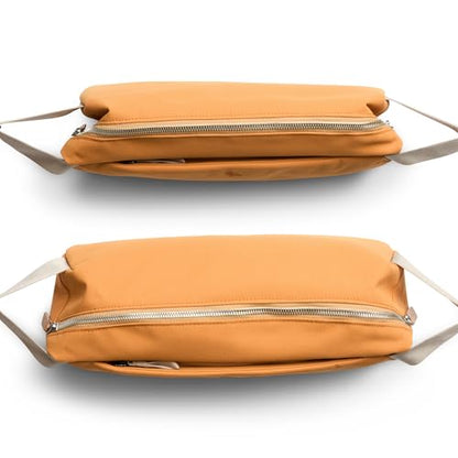 Bellroy Classic Sling (everyday 7 liter minimalist crossbody bag with internal organization, adjustable crossbody strap, and auto-compression system) - Butterscotch - color: Butterscotch