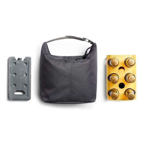 Bellroy Lite Cooler Caddy (10 Liter Insulated Soft Cooler Bag with Waterproof Lining, Built-in Bottle Opener, Folds Away Flat When Empty) - ArcadeGray