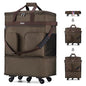 Hanke Expandable Collapsible Luggage with Wheels Suitcase, Rolling Travel Bag, Duffel Garment Tote Bag for Men Women, Lightweight Suitcase, Large Capacity Luggage with Spinner Wheel (Coffee) - color: Coffee Upgrade Version 2