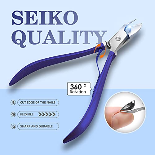 Manicure Set 30-Piece WOAMA Nail Clippers Pedicure Kit Manicure Kit Professional Nail Kit for Toenail Fingernail Facial Care - Blue - color: Blue
