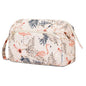 Narwey Women Makeup Bag Wide-open Make up Bag Travel Cosmetic Organizer Toiletry Bag for Cosmetics Toiletries Accessories (Beige Flamingo) - color: Y-Beige Flamingo
