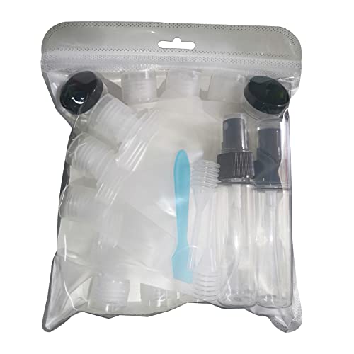SEQUHITKU 17 Pack Travel Pouches for Toiletries,TSA Approved,Portable Containers,Stand Up Pouch,Refillable Travel Accessories for Shampoo Conditioner Lotion Soap Liquids (A-17pcs) - size: A-17pcs