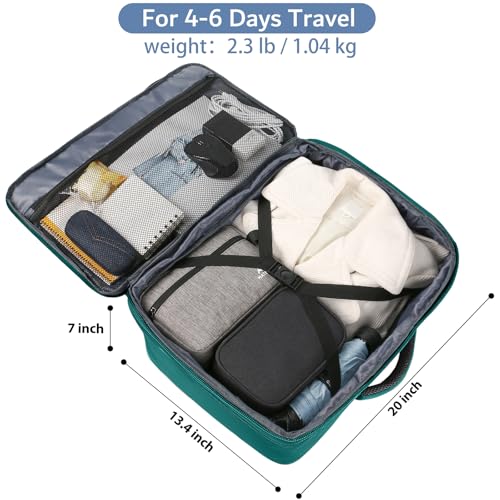 MATEIN Travel Backpack Large, Water Resistant Carry on Backpack for Travelling, Airline Approved Large Capacity Back Pack, Expandable Lightweight Overnight Daypack, Travel Gift, Peacock Blue - color: Peacock Blue, size: XX-Large