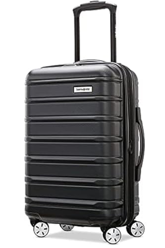 Samsonite Omni 2 Hardside 2 Piece Set - Includes Global Carry-On & Large Checked Suitcases - 360° Dual Spinner Wheels - Integrated TSA Lock & Expansion - Amazon Exclusive - Midnight Black - color: Midnight Black, size: 2-Piece Set (Carry-on/Large)