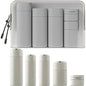 Travel Bottles Set - TSA Approved Leak Proof Squeezable Containers for Toiletries, Conditioner, Shampoo, Lotion & Body Wash Accessories (gray) - color: gray