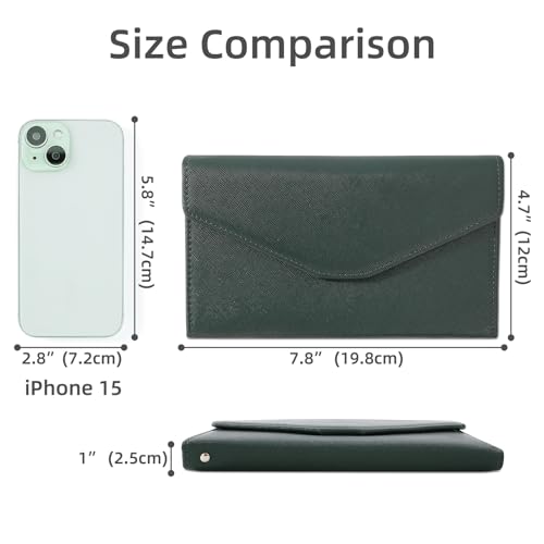 ZOPPEN Mulit-purpose Rfid Blocking Passport Holder Travel Wallet (Ver.4) Passport and Vaccine Card Holder ComboTri-fold Document Organizer Travel Essentials - color: #16 Dark Olives