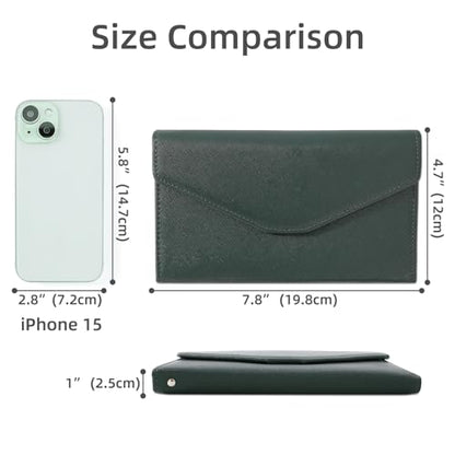 ZOPPEN Mulit-purpose Rfid Blocking Passport Holder Travel Wallet (Ver.4) Passport and Vaccine Card Holder ComboTri-fold Document Organizer Travel Essentials - color: #16 Dark Olives