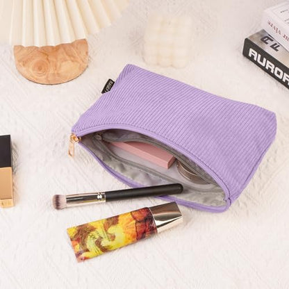MAGEFY Makeup Bag Small Cosmetic Bag for Women - color: Purple