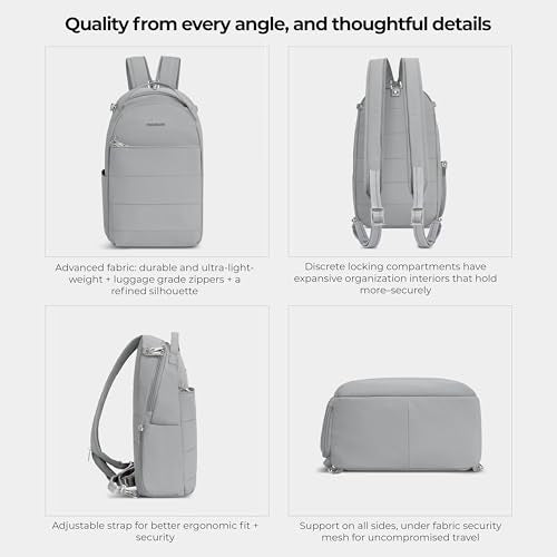 Travelon Anti-Theft Roam Convertible Backpack Sling - color: Glacier