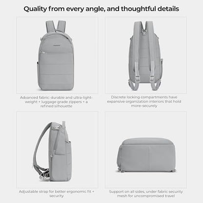 Travelon Anti-Theft Roam Convertible Backpack Sling - color: Glacier