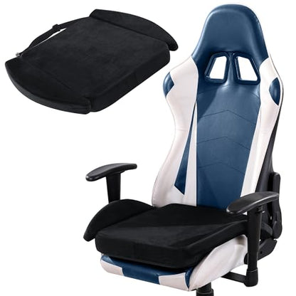 BALAPET Ultra Soft Gaming Chair Cushion for Long Sitting Gamers,Tailbone Pain Reduce Cushion for Office Chair(Black) - color: Black