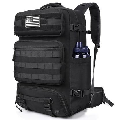 DEYACE 40L Travel Backpack Mens TSA Approved Carry-on Durable Large Weekender Backpack Fits 17.3 Inch Laptop YKK-Zipper AER Travel Pack with USB Charging Port Shoes Compartment
