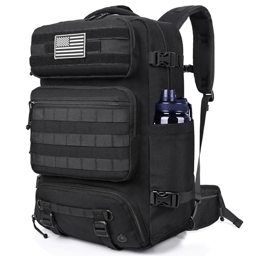 DEYACE 40L Travel Backpack Mens TSA Approved Carry-on Durable Large Weekender Backpack Fits 17.3 Inch Laptop YKK-Zipper AER Travel Pack with USB Charging Port Shoes Compartment