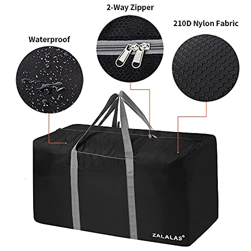 Travel Duffle Bag,96L Extra Large Duffel Bag Lightweight,Waterproof Duffle Bag for Men Women,Black