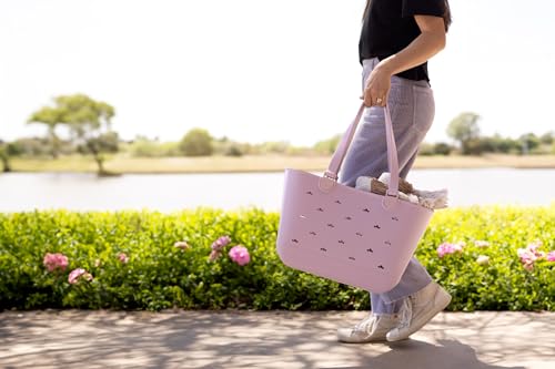 Simple Modern Disney Large Beach Bag | Waterproof Getaway Rubber Tote with Zipper Pocket for Travel, Pool, Boat, Groceries, Sports | Lavender Princess - color: Disney: Lavender Princess, style: Large