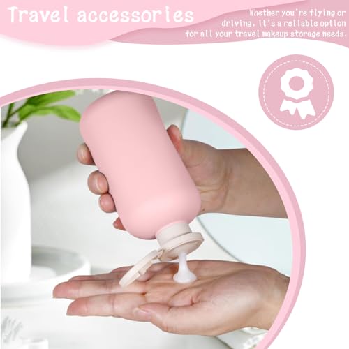 6 Pack Leakproof Travel Bottles 6.8oz | Squeeze Shampoo & Lotion Containers with Locking Flip Caps | Food Grade HDPE/PP for Toiletries, Gym, Camping (Green+Blue+Pink) - size: 6.8oz 6Pcs