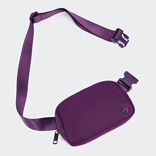 Pander Cross Body Fanny Pack for Women, Fashion Waist Packs, Crossbody Bags, Belt Bag with Adjustable Strap (Dahlia). - color: Dark Magenta
