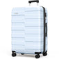 Vipbox Luggage 28 Inch (3-Years VIP Service) Hardside Expandable Large Capacity Travel Suitcase Ultra Durable Polycarbonate Lightweight with TSA Lock Spinner Wheels, Sky Blue - color: Sky Blue, size: 28 INCH