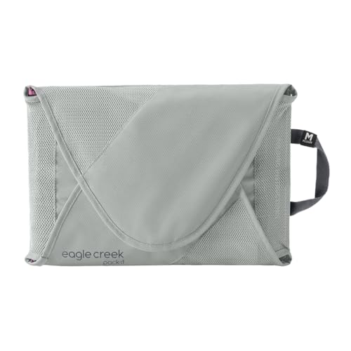 Eagle Creek Pack-It Reveal Garment Folder - Travel Garment Bag with Compression Wings to Maximize Luggage Space - Convenient Top Handle - Quick Drying Material - Storm Grey - Medium - color: Grey