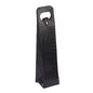 Leather Wine Bottle Carrier, Wine Gift Bag PU Resuable Leather Wine Tote Bag Champagne Beer Gift Bags Carrier for for Picnic Beach Party Travel, Good Gifts for Wedding Housewarming Wine(Black) - color: Black