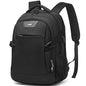 DUSLANG Anti-Theft Laptop Backpack, Black, 15.6-14-13 Inch Laptop Sleeve, USB Charging Port - color: Black, size: 15.6 Inch