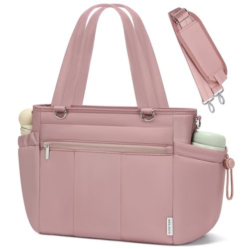 Lunch Box for Women Lunch Bag Tote - Soft Lightweight Large Lunchbox - Insulated Cooler Bag with Adjustable Shoulder Strap for Adult Work Office Camping Outdoor Picnic Travel Beach Shopping 10L Pink - color: 08-Pink, size: Medium