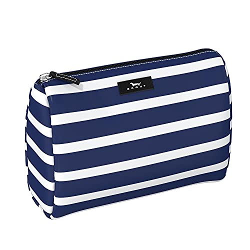 SCOUT Packin' Heat Toiletry Bag - Makeup, Toiletry & Cosmetic Bag, Fits Full Size Items, Inside Pocket, Water-Resistant, Zips Closed - color: Nantucket Navy