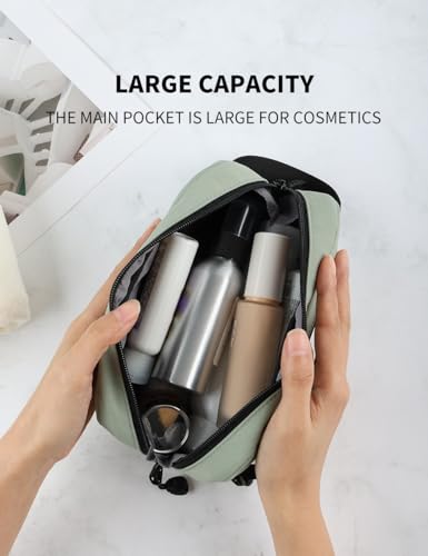 GOX Travel Toiletry Bag Dopp Kit Case for Men Multifunction Packing Organizer Pouch (Mint Green) - color: Mint Green
