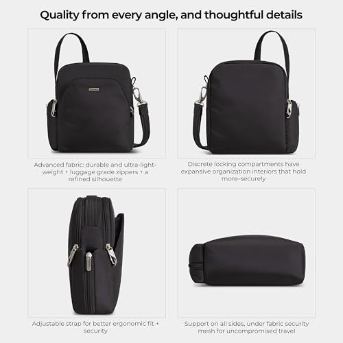 Travelon Anti-Theft Classic Travel Bag - color: Black